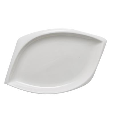 China Viable Creative Ceramic Dish Dish Dinner Plate Hotel Dinner Plates White Ceramic Tableware for sale