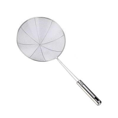 China Sustainable Wholesale Cooking Tools Stainless Steel Strainer Food Mesh Strainer Colander for sale