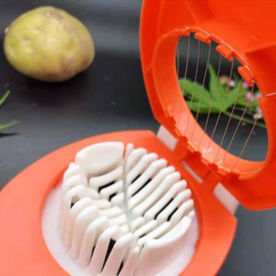 China Two Viable In One Fancy Multi Functional Household Kitchen Products Petal Splitter Eggs Multi Functional Slicer for sale