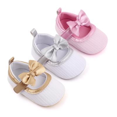 China Round Princess Shoes Hook&Loop Soft Baby Shoes Indoor Walking Shoes for sale