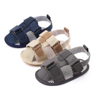 China Soft Sole Newborn Infant Baby Shoes Baby Sandals Summer Lightweight Boy Sandals Manufacturer for sale