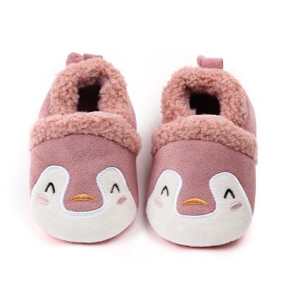 China Wholesale Anti-odor Cotton Soft Unique Newborn Baby Shoes Cute Animal Winter Shoes for sale