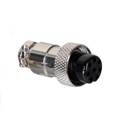 China Waterproof DIN Power Camera XLR Aviation GX16 Socket Plug Connector 3 Pin Electrical Type Waterproof For Cable Wires for sale