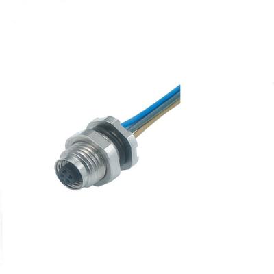 China Power Binding Replacement M5 3 Pin Male Connector With Solder Shield Type Trade Assurance for sale