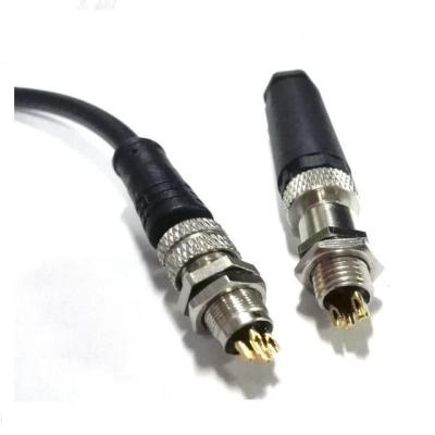 China Power Ip67 M8 90 Degree Waterproof Connector M8 8pin Right Angle Connector for sale