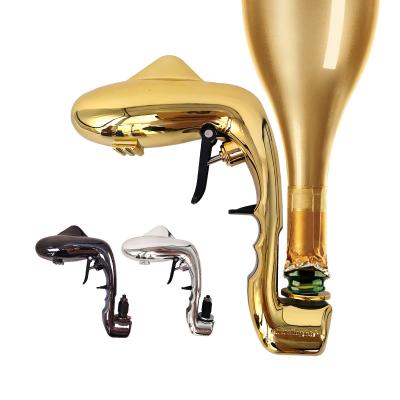 China Painted ABS Plastic Gold RAYBIN Bars Beer Tools Squirt Dispenser Champagne Bottle Gun for Weddings Parties Dinners for sale