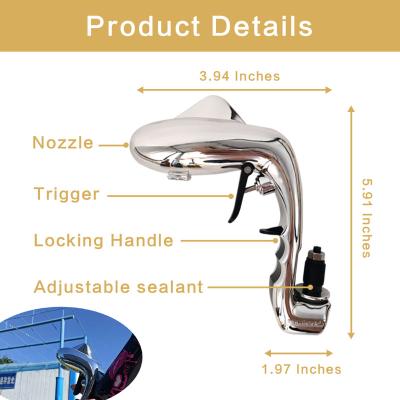 China Hot-selling custom creative creative champagne dolphin silver spray gun ABS beer spray gunlogo spray gun for sale