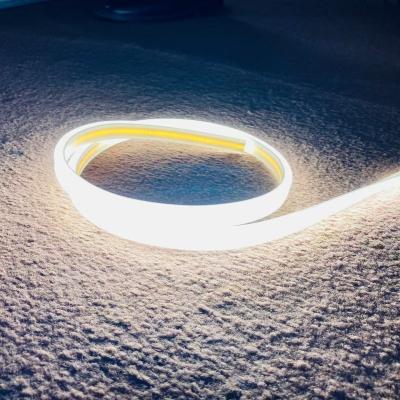 China Hotel AC110V/220V High No Bright 80/90 COB LED Strip Light High Voltage Dots Light For Decorative Lighting for sale