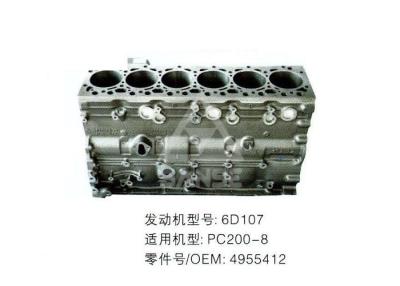 China Zylinderblock zerteilt Ersatzteile der 6D107 Motorblock-Teil-/KOMATSU zu verkaufen