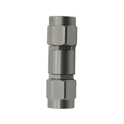 China RF Communication Test 26.5GHz Straight Connector Adapter MmW Vector 3.5 Male To 3.5 Male Adapter for sale