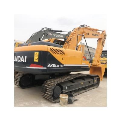 China 22.5 toneladas Usado Hyundai 220-9s Excavadora en Shanghai 2019 Equipo de excavación de cargadores en venta