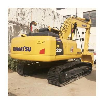 Cina 110 KW Komatsu PC220 escavatore con motore Cummins Buone condizioni e prestazioni in vendita