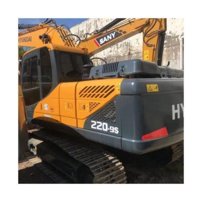 China Excavadora Hyundai 220LC-9S en buen estado para máquinas de movimiento de tierra en Corea en venta