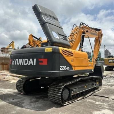 China Hyundai R220LC 220LC-9S Gebraucht 22 Tonnen Bagger Schaufel Digger 1.05m3 2022 Modell zu verkaufen