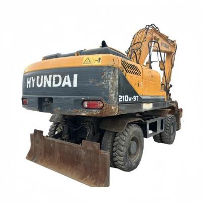 China Hyundai 210w-9s Excavadora de ruedas usadas de 21 toneladas con 1214 horas de trabajo en Corea en venta