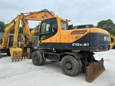 China Korea original used Hyundai 210W-9T wheel excavator 22 ton for sale for sale