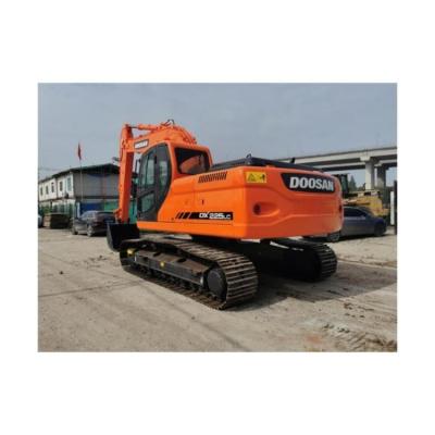 Chine En bon état Doosan DX225 Excavator 115 KW 1289 heures de travail Fabriqué en Corée à vendre