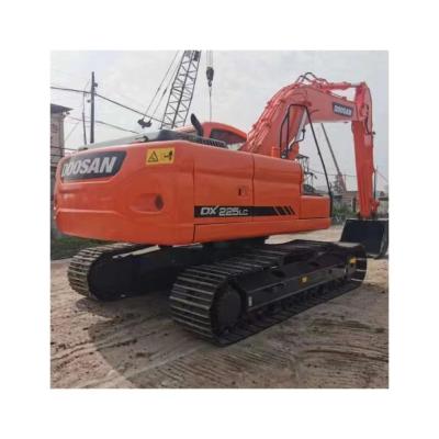 China Doosan DX225 DX225LC Crawler Excavator met 115 kW motor Te koop