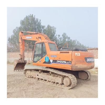 Chine Excavateur à chaîne de 22 tonnes Doosan DH225 avec soupape hydraulique d'origine à Shanghai à vendre