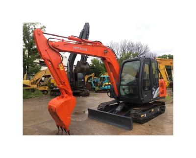 China Gebruikte Hitachi zx60 6 ton mini graafmachine met originele hydraulische klep in goede staat Te koop