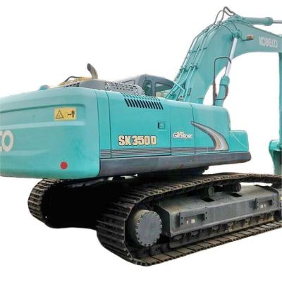 China Shanghai Used Kobelco SK350 Excavator 35 Ton With HINO Engine 197 KW In Good Condition for sale