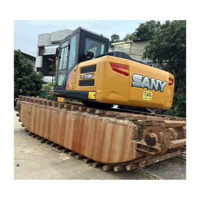 China 2020 Sany SY135C Amphibious Excavator Crawler Pontoon Excavator 1081 Working Hours for sale