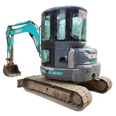 Κίνα Χρησιμοποιήθηκε Kobelco SK55 5 τόνων εξορυκτήρα στη Σαγκάη με Ιαπωνία αρχικό και εντοπισμένο χαρακτηριστικό προς πώληση