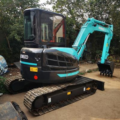 China Excavadora mini Kobelco SK55 usada de 5 toneladas en Shanghai Peso de operación 5290KG en venta