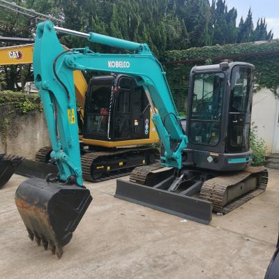 China Used Kobelco SK55 Mini Excavator in Shanghai 5000 KG Machine Weight 422 Working Hours for sale