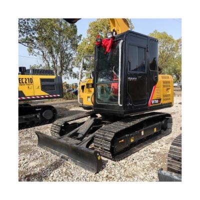 China 2023 Model Sany SY75 Mini Digger Machine with 7000 KG Machine Weight and Good Health for sale