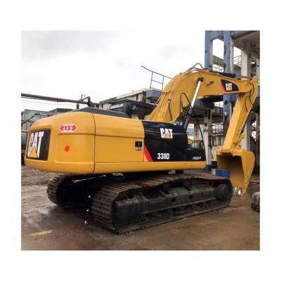 China Excavadora CAT 330D de uso en 200 KW Peso de funcionamiento 33750 KG en venta