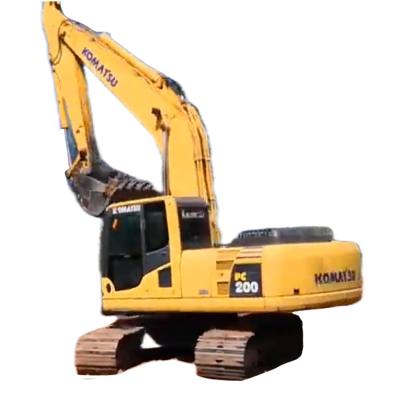 China Excavadora original japonesa Komatsu PC200 de 20 toneladas usadas con un peso de máquina de 20000 kg en venta