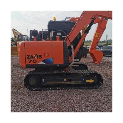 China HITACHI ZX70 Gebrauchtbagger Zx70 Digger 6510KG Betriebsgewicht 0,3m3 Eimerkapazität zu verkaufen