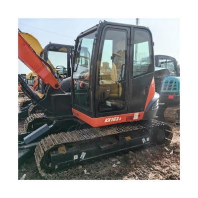 China cilindro hidráulico original Kubota KX183-3 KX183 excavadora de 8 toneladas en Shanghai Japón hecho en venta