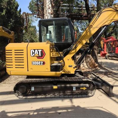 China Hergestellt in Japan Gebraucht CAT 306E2 6 Tonnen Kleinstgrößen Crawler Bagger zu verkaufen