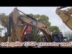 200 kW Caterpillar 336D Excavator Made in Japan 2020 Year Model Transport Width 3.19 m