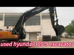 30000 KG Machine Weight 1.38 m3 Bucket Capacity Used Hyundai 305 Excavator in Shanghai