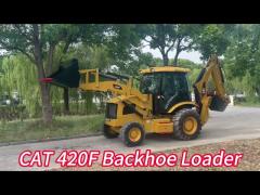 Used CAT420F Backhoe Loader Caterpillar Cat 420F Good Condition 1.14 m3 Bucket Capacity