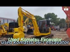 komatsu pc56 crawler excavator with 0.22m3 bucket capacity and 5300kg operating weight