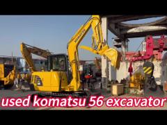 Working Condition 5 Ton Mini Digger Komatsu PC56 Used Excavator With Good Performance