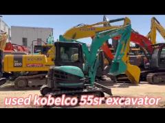 1850 Working Hours KOBELCO SK55 Crawler Excavator Digger For Construction Machinery