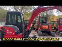 Kubota U55-4 Mini Excavator 5 Ton Used Digger Machine With 1400 Working Hours In Japan