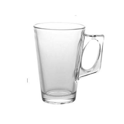 China New Arrival Hot Sale Classic Square Handle Coffee Mug Glass Tumblers for sale