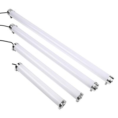 China IP67 IP69K Warehouse Withstand Frequency Triproof LED Tubular High Pressure Cleaning Light for sale