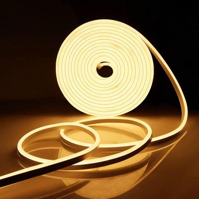 China IP67 Flexible Strip Rope Silicone 12V Strip Room Decoration LED Waterproof Soft Flexible Neon Light Sign for sale