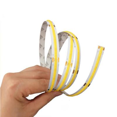 China 16.4FT/5M Residential DC12V/24V 384leds/m High COB LED Strip Light Flexible Bendable Strip for sale