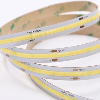 China Residential LED COB Strip Light DC12V DC24V High Density Flexible Single Color Light Strip for sale