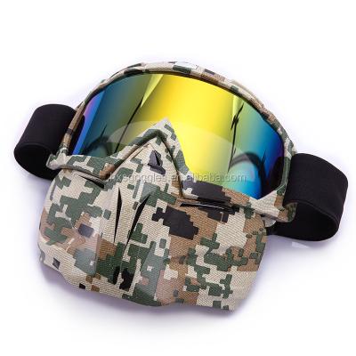 China High Quality Logo Custom Protected Racing Motocross Goggles HXS-0904 for sale