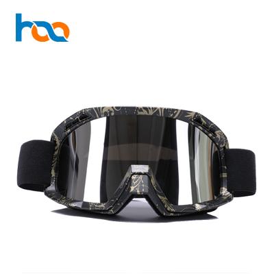 China Custom 2020 Outdoor Adult Sports Anti-snowblind UV Waterproof Anti-fog New Arrivals Vintage Motorcycle Anti-Goggles Motocross Goggles for sale