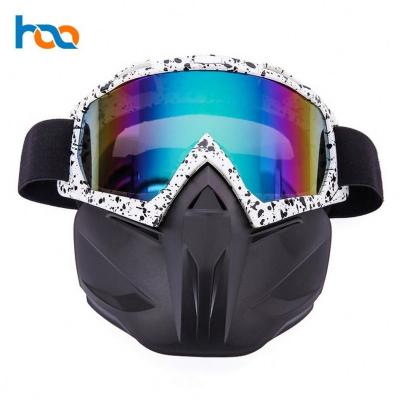 China The hot sale google motocross anti-fog open face helmet for sale